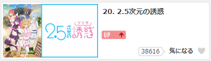 2.5次元の誘惑_dアニメストア