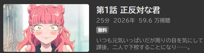 正反対な君と僕_ABEMA