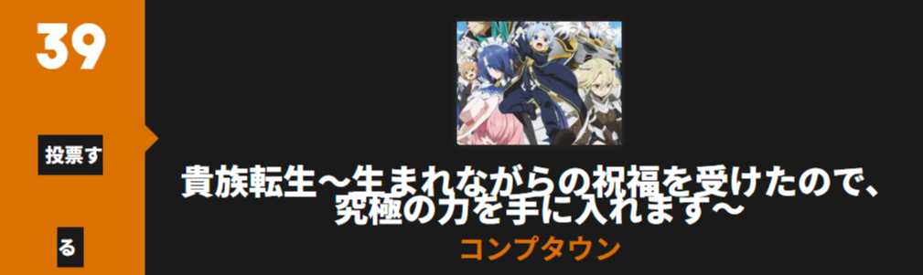 貴族転生_Anime Trending