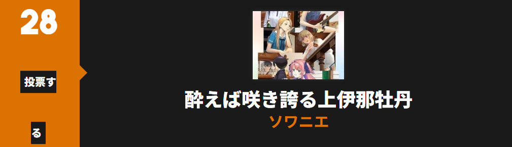 上伊那ぼたん、酔へる姿は百合の花_Anime Trending