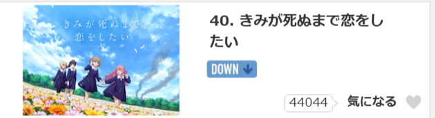きみが死ぬまで恋をしたい_dアニメストア
